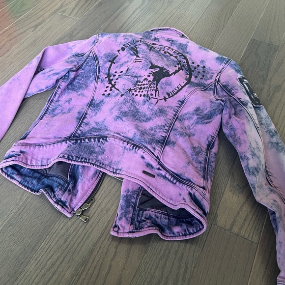 Diesel purple jean jacket - Picture 5 of 7